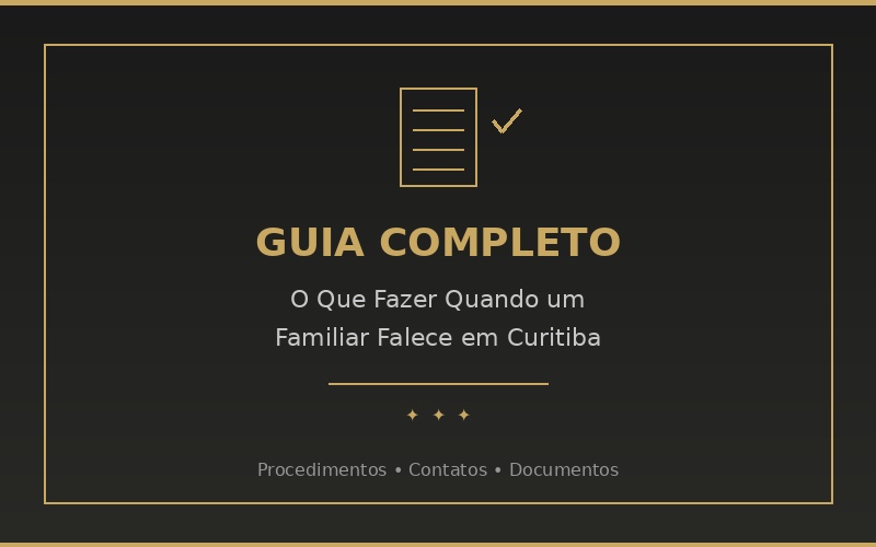 Guia Completo Óbito Curitiba